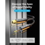 Vention BKCBF Cable de Audio de Fibra Óptica de 1m Negro